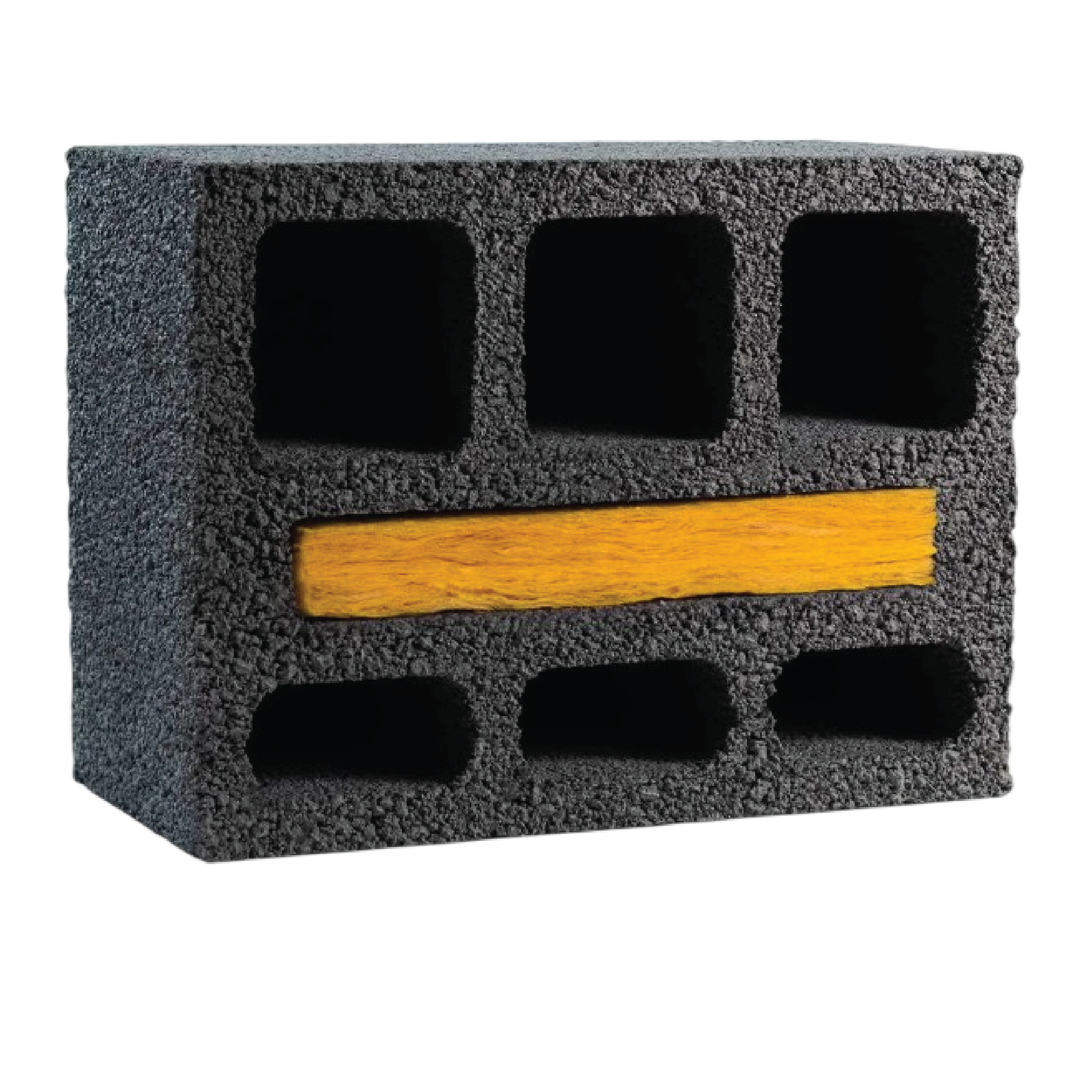 Volcanic Block Rock Wool Slide 302040